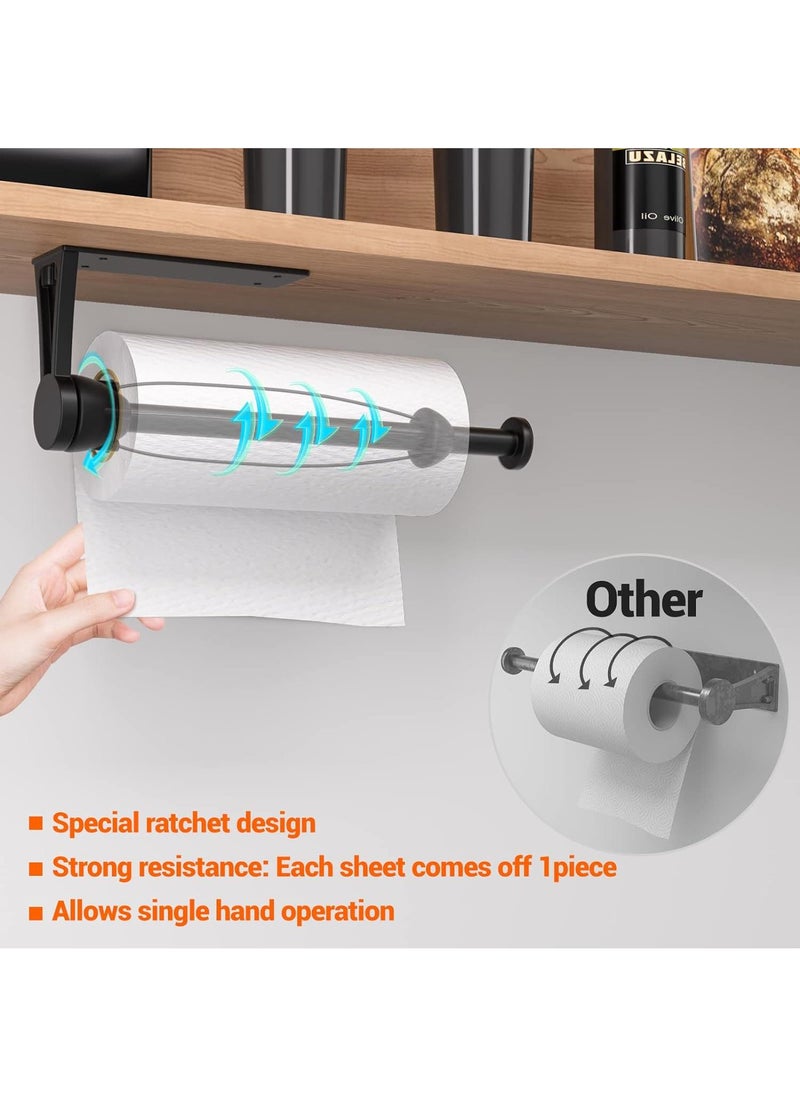 Y&D - Stainless Steel Kitchen Punch Free Roll Paper Wall Hanging - Image 1