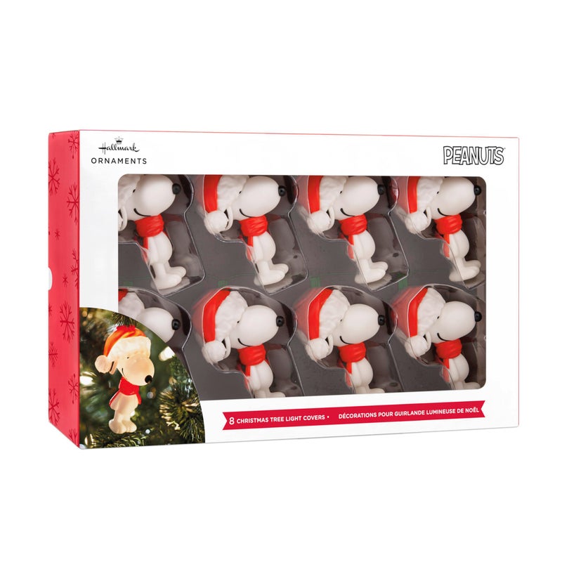 Hallmark Peanuts Snoopy Christmas String Light Covers  Set of 8 - Image 3