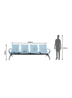 Mahmayi Mahmayi Cosmos JX 4 Seater Metal Bench  - Image 5