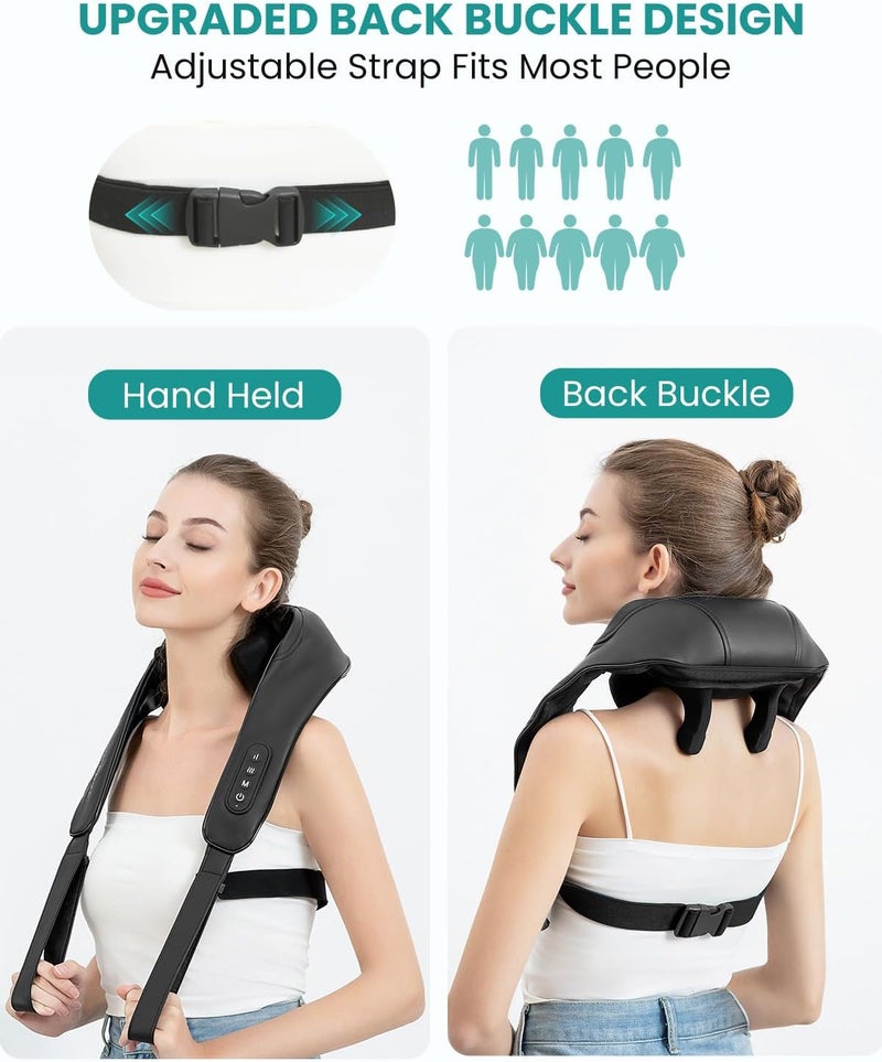 Cordless Neck Massager with Soothing Heat - Image 2