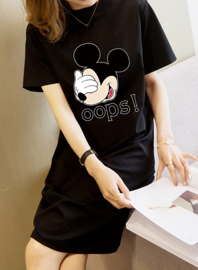 Yailla Summer Loose Tshirt Dress