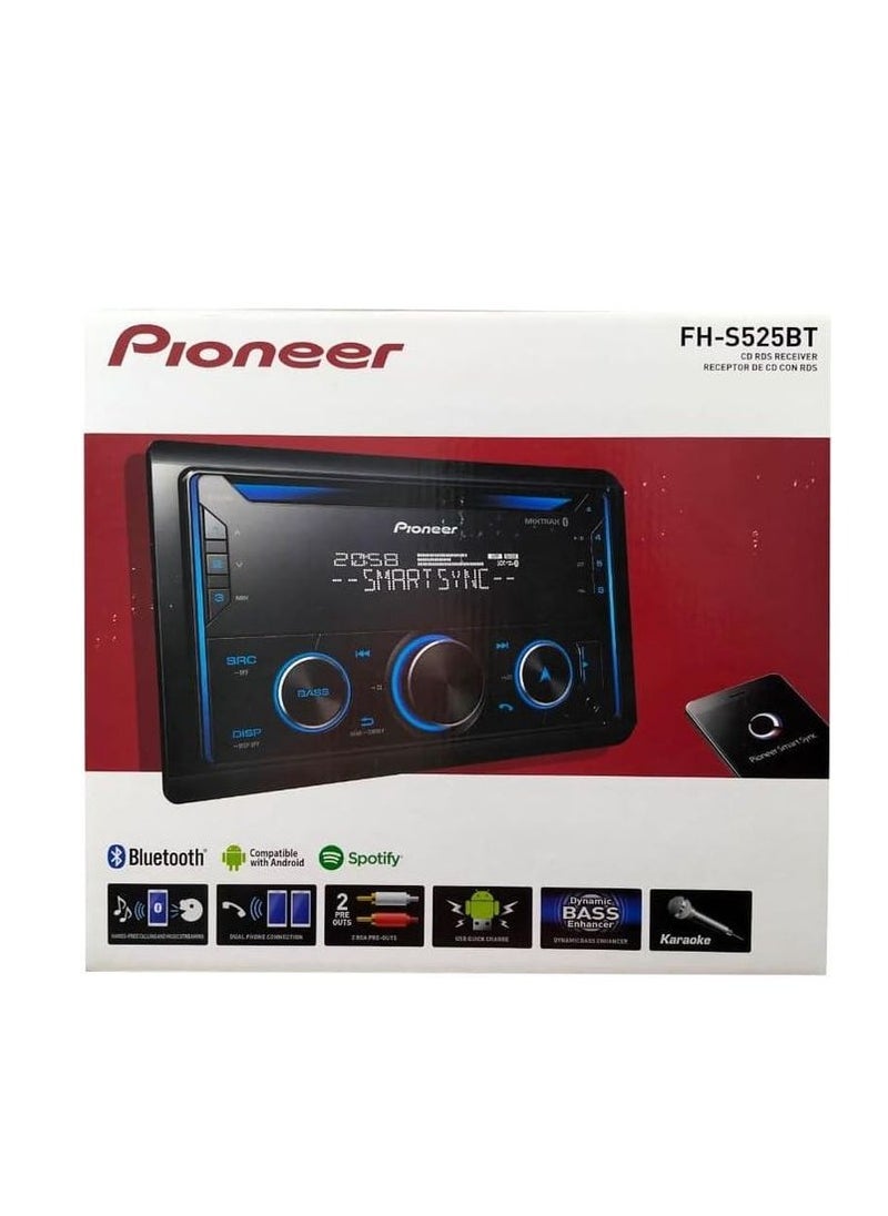 بايونير كاسيت سي دي بايونير موديل FH-S525BT  - Image 1
