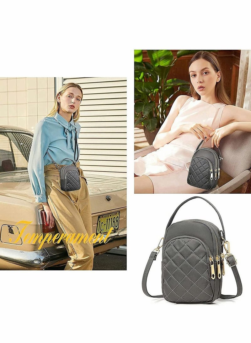 Y&D Cell Phone Purse, Quilted Crossbody Bag for Women Girls Handbag Smartphone Designer Pouch with Shoulder Bags Cute Purse Wallet  - Image 2