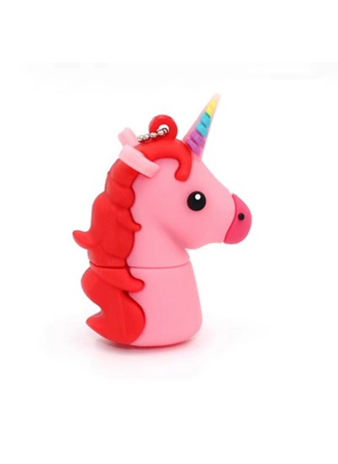 Cartoon USB 16g Cute Creative Mini USB 32g Doll Gift USB Company Exhibition Bidding USB Wholesale-Color:Pink/unicorn-Capacity:8GB  - Image 1