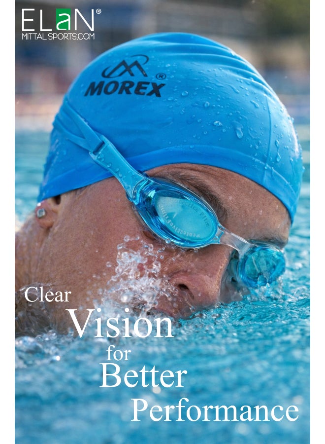 ELAN Morex 4-in-1 Swim Kit - Stylish Sea Green Silicone Swim Cap, Anti-Fog Goggles, Comfort Ear Plugs & Nose Clip Set - Premium Modern Swimming Gear Bundle for Kids - Image 3