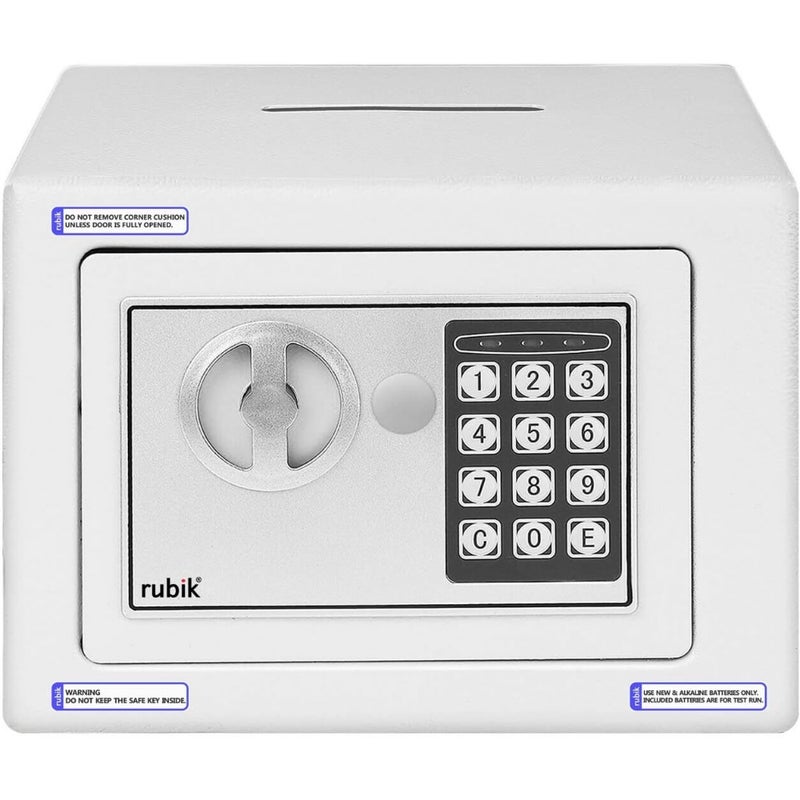 Mini Cash Deposit Drop Slot Safe Box with Key and Pin Code Option - Image 2