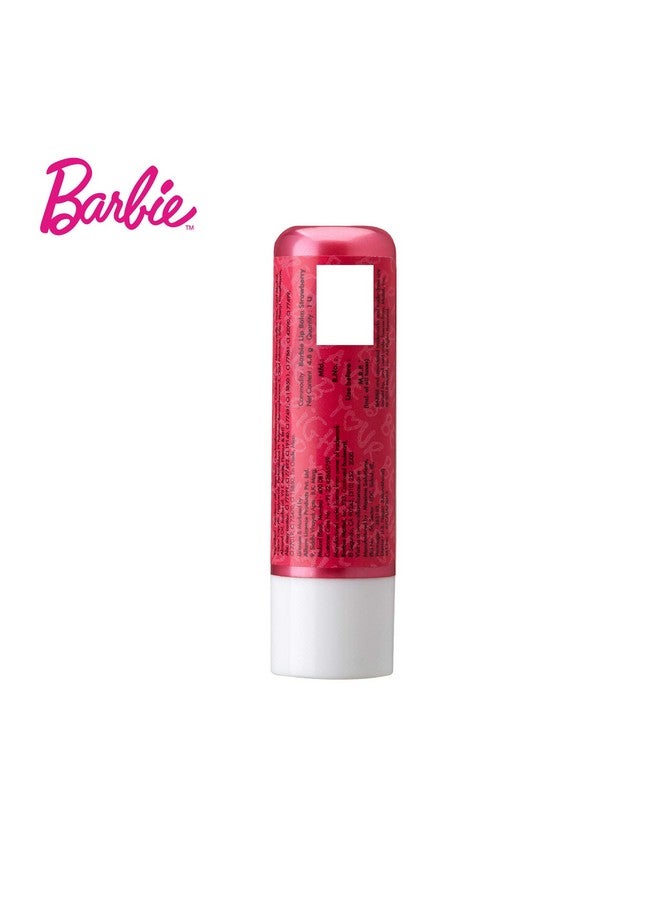 باربي بلسم الشفاه - الفراولة، غني بزيت الجوجوبا وزيت اللوز وفيتامين E، خالٍ من البارابين، عامل حماية من الشمس 15، 4.8 جم، وردي - Image 3