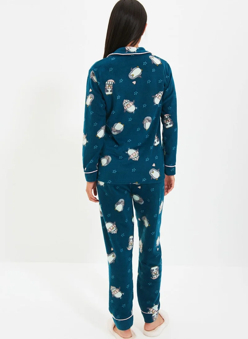 trendyol Printed Pyjama Set