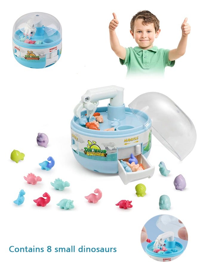 Lemon Mini Claw Machine For Kids&Adults, 8 Small Dinosaur Prizes, Micro  Claw Machine Toy,Miniature Accessory, Suitable For Birthday Gifts For 3-10 Years Old Boys And Girls, Educational Handheld Game - Image 1