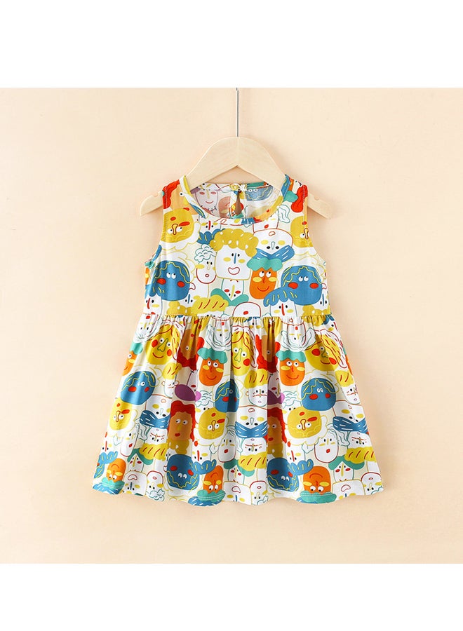 Child Girls Cotton silk Dress Child Princess Dress