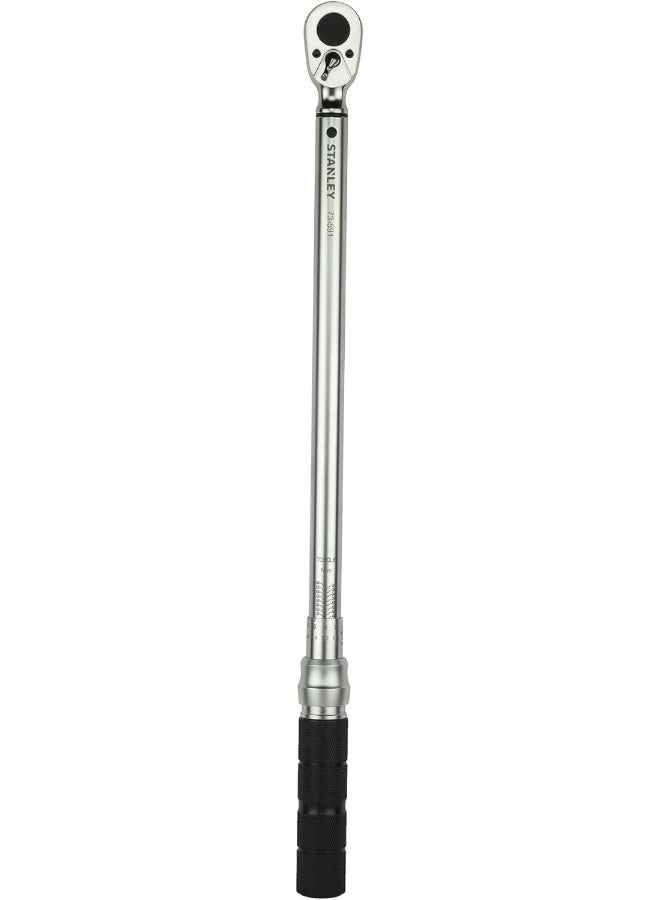 Stanley Stanley Stmt73591-8 1/2'' Ratcheting Type Drive Torque Wrench 60-340 Nm  - Image 2