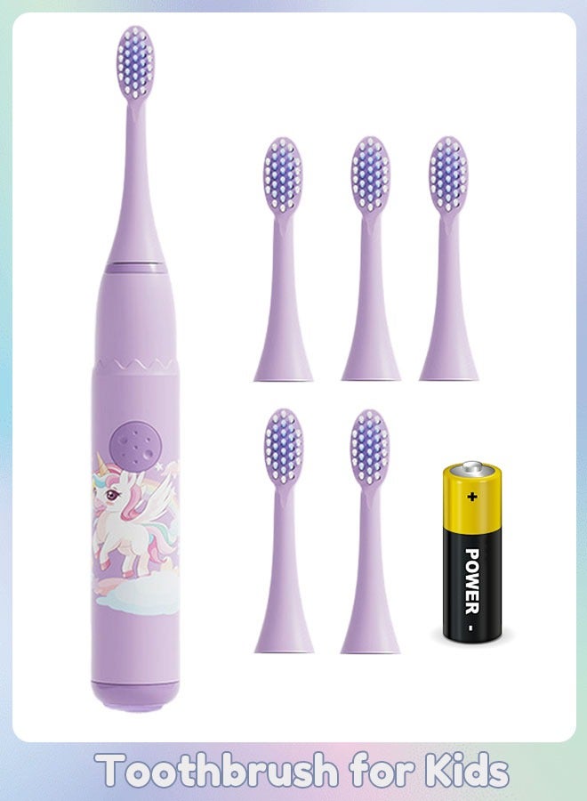 شاربدو أطفال سونيك بطارية تعمل بالطاقة فرشاة الأسنان مع 6 رؤساء فرشاة - Image 1