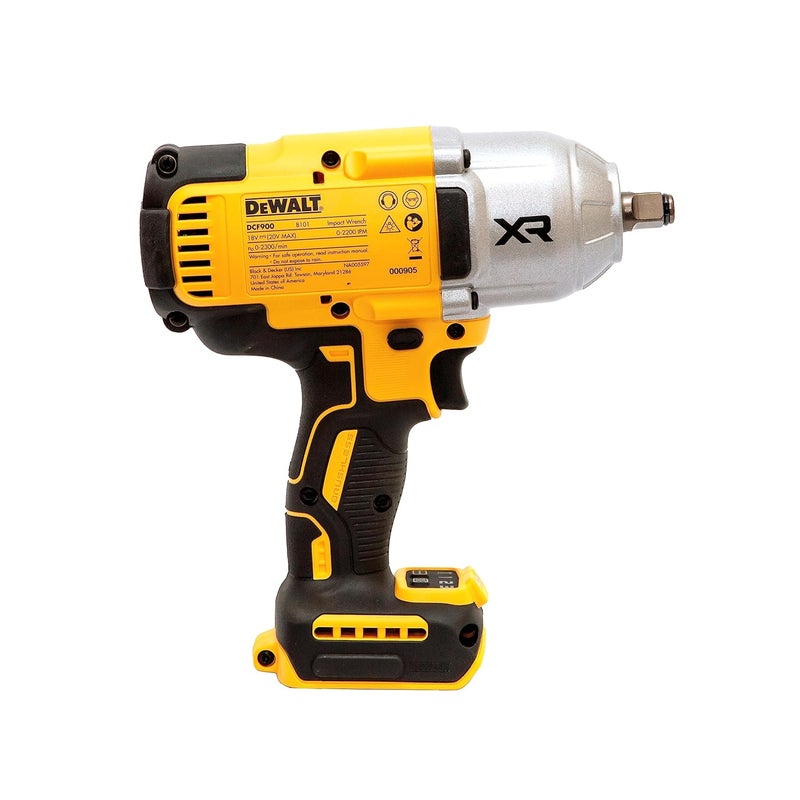 DEWALT DCF900NB1 12 20V Max Liion Reversible Cordless Brushless Compact Impact Wrench 1898 Nm Torque with LED Ring Lighting Bare Tool - Image 5