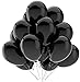 KBZVNAF Black Balloons Latex Party Balloons 50 Pack 12 inch Helium Matte Black Balloons for Wedding Graduation Baby Shower Birthday Party Decorations - Image 3
