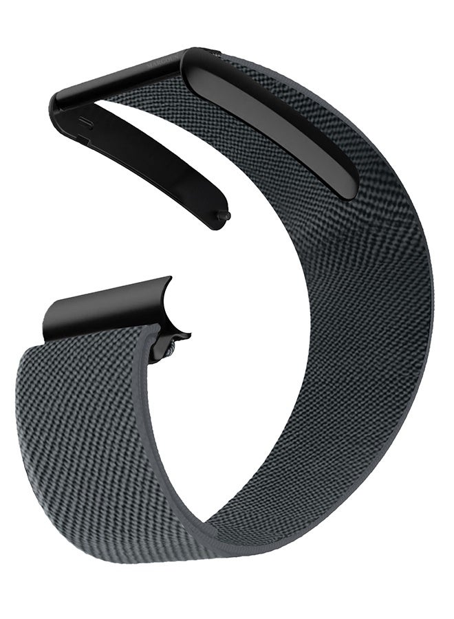 Premium Adjustable Nylon Strap for WHOOP 5, MG,One, Peak and Life – Lightweight & Breathable Replacement Band - Grey - Image 2