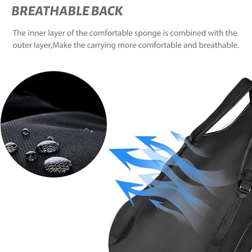 IMAGINEA 42 Inch Guitar Bag for Acoustic Guitar Gig Cover Bag with 5 Picks One Storage Pocket Guitar Case Adjustable Shoulder Strap Zippered Bags for Dust-Proof & Oxford Water-Resistant Soft Bag - Image 4