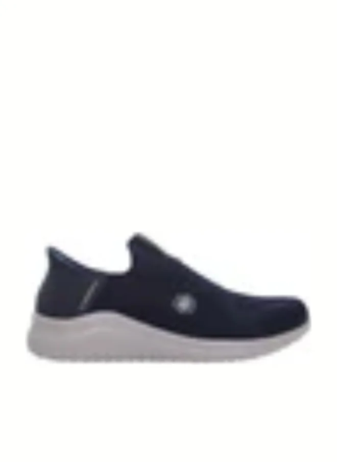 لامبرجاك Lumberjack Moko Men’s Slip-On Sneakers – Navy Blue Knitted Shoes | Lightweight Breathable Casual Comfort Footwear