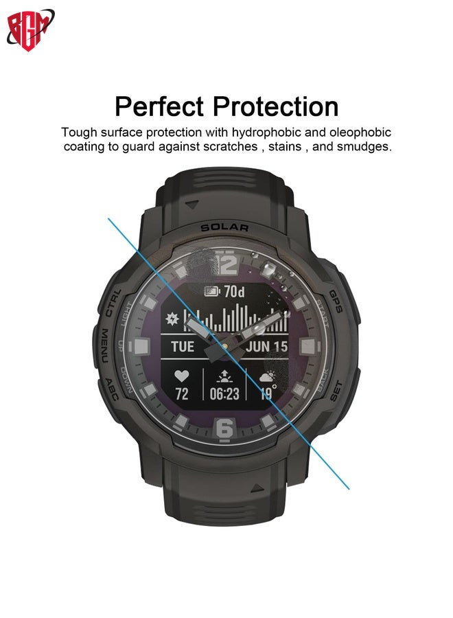 BGM For Garmin Instinct Crossover Smart Watch Tempered Glass Film Screen Protector  - Image 5