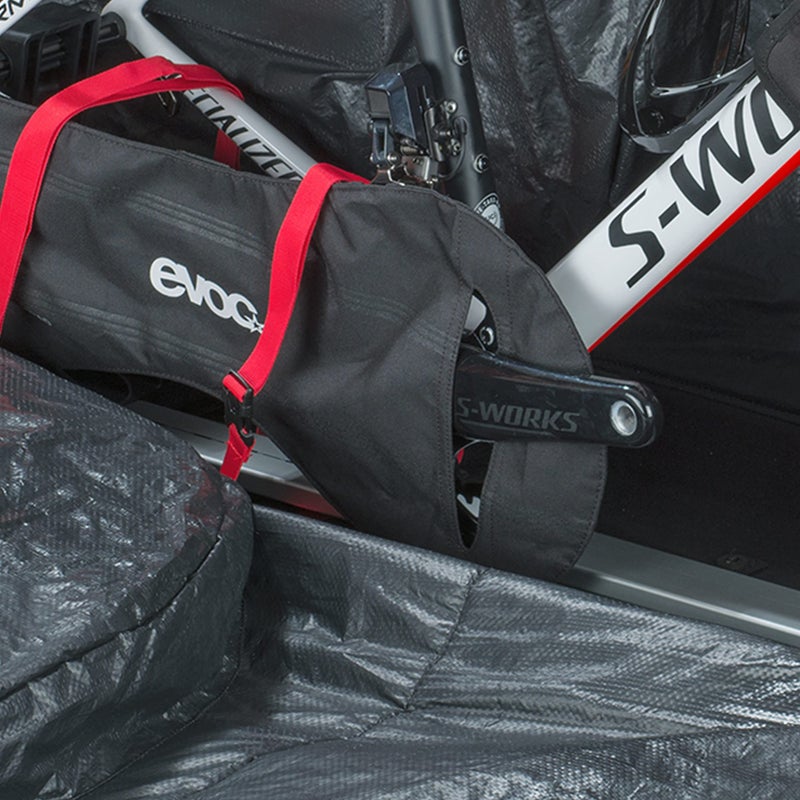 EVOC CHAIN COVER ROAD frame bag, transport protection for the bike and chain of road bikes (cover for bicycle chains, for most road bikes, Velcro fixation, protection against dirt and damage), Black - Image 4