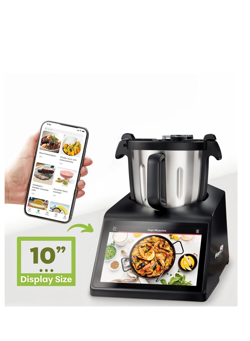 Robot Cooker CFV-1039 | 1400W Smart Food Processor & Steamer | 4.5L Bowl, Touchscreen, Wi-Fi, Built-in Scale, Stainless Steel Tools  - Image 1