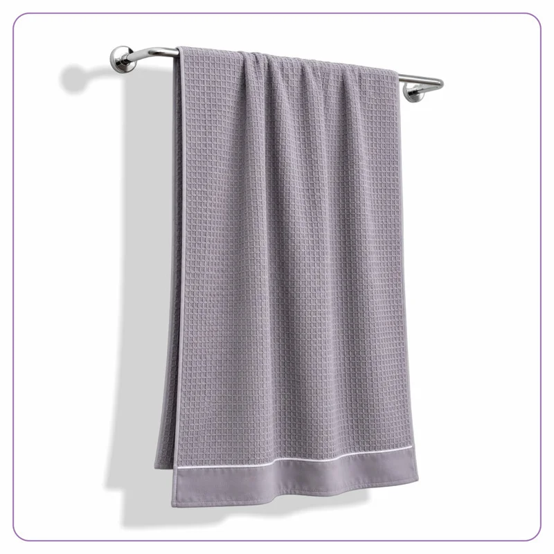 Donetella Bath Towel (1 Piece, 70x140 cm) – Microfiber 310 GSM Waffle Weave Ultra Soft Highly Absorbent Quick Dry Bathroom Towel for Home, Gym, Spa & Travel