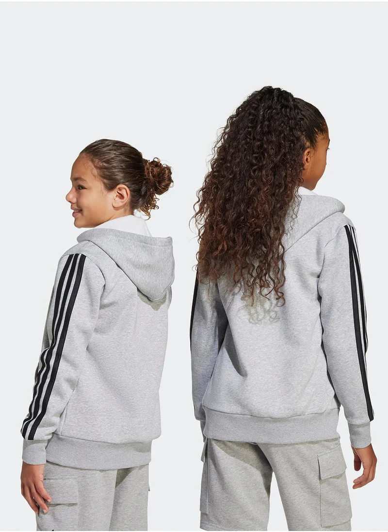 Adidas Youth Essentials Full-Zip Hoodie