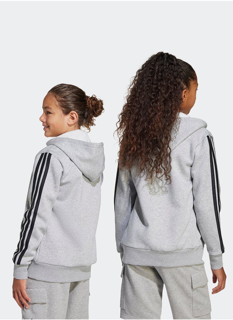 Adidas Youth Essentials Full-Zip Hoodie  - Image 1