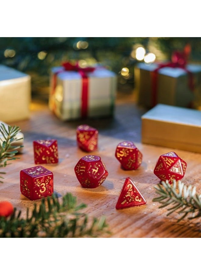 Q WORKSHOP - Christmas Dice Set - Image 1