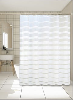 1-Piece Bathroom Shower Curtain Waterproof Printing Shower Curtain PE White 180x180 Centimeter - pzsku/Z32CFBFB16564A452C901Z/45/_/1700225979/39bb4dfa-cbd5-4868-97b0-af2cbd29860a