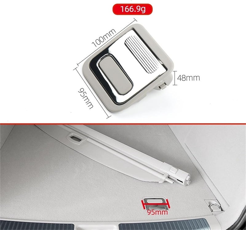 DEMULAX Car Trunk Tail Cover Handle for Mercedes - Image 5