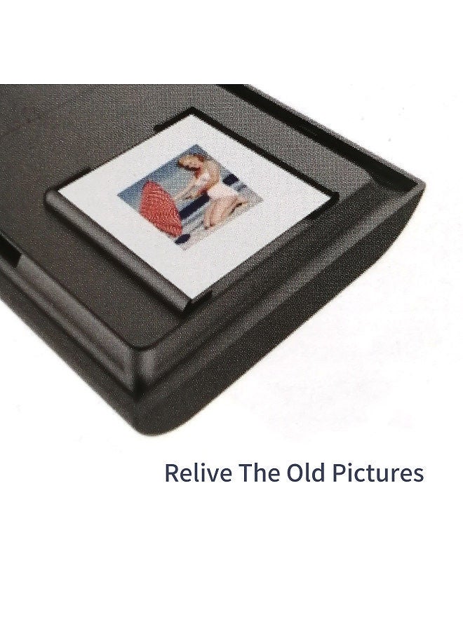 Mobile Film and Slide Scanner for 35mm/135mm Negatives and Slides with LED Backlight Free APP Foldable Novelty Scanner Fun Toys and Gifts