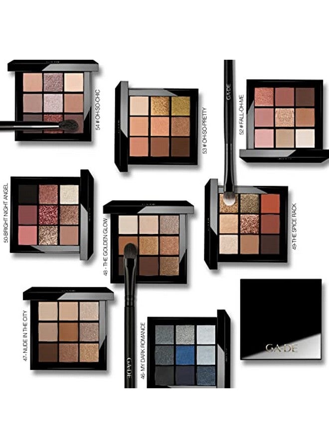 جي أيه-دي إي باليت ظلال عيون فيلفتين 53 مجموعة ظلال عيون مع ظلال خفيفة إلى عميقة للحصول على تشطيبات حريرية ولامعة معدنية غير لامعة، 0.286 أونصة - Image 4