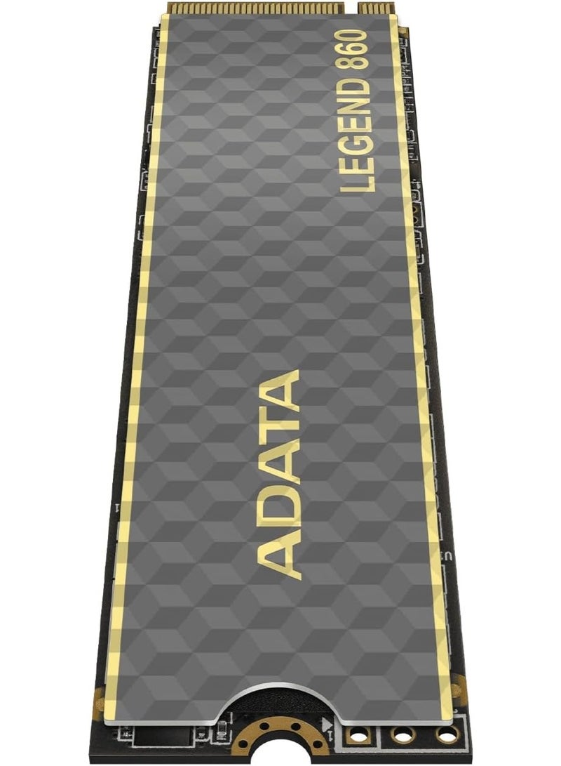 ADATA LEGEND 860 500GB PCIe Gen4 x4 NVMe M.2 2280 Internal SSD Up to 6000MB/s High-Speed Solid State Drive - Image 3