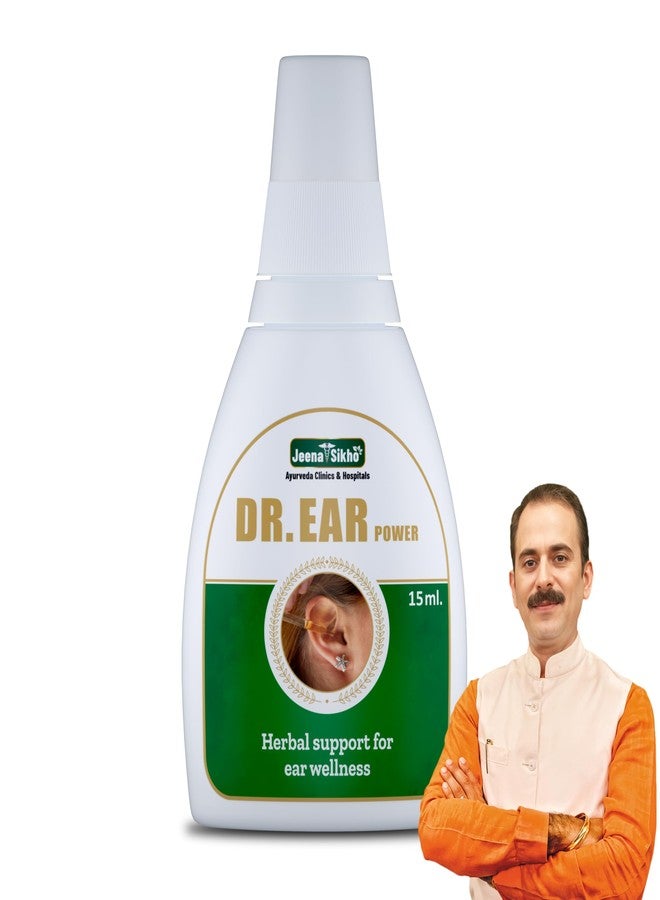 Jeena Sikho Dr. Ear Oil/Drops | Antifungal And Antibacterial Ear Oil | Natural Ingredients Honey, Adrak, And Saunf | Ayurvedic Effective Herbal Ear Drops, 15ml - Image 1