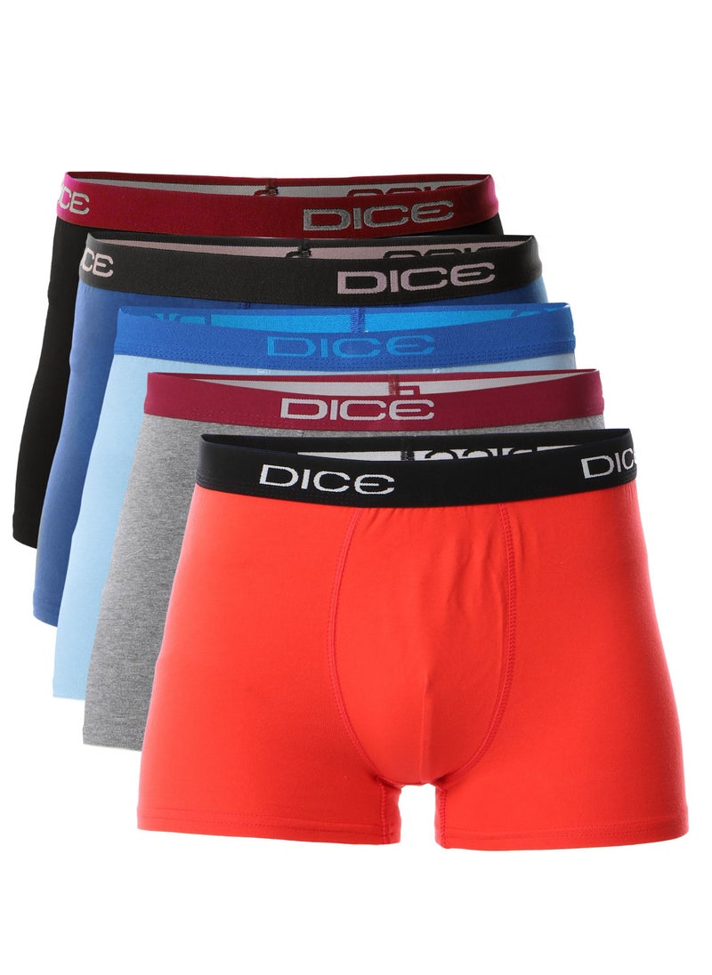 DICE - Bundle Of Five Men Boxers - Image 1