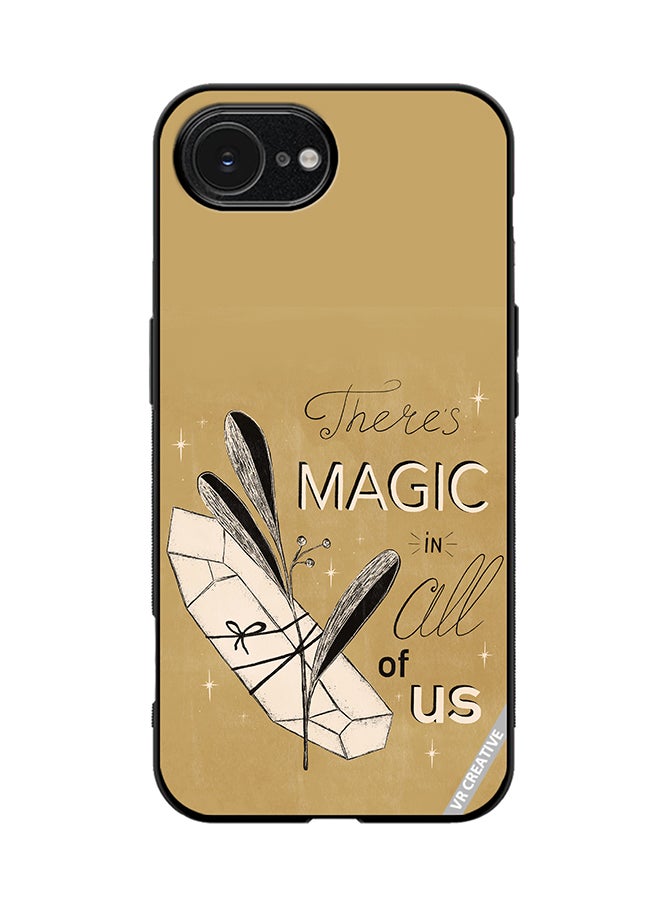 Protective Case Cover For Apple iPhone 16e Magic In All Of Us Design Multicolour
