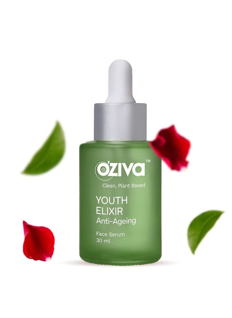 OZiva - Youth Elixir Phyto Retinol Anti Ageing Serum 30ml Anti Ageing Face Serum for Wrinkle Reduction 30ml - Image 1