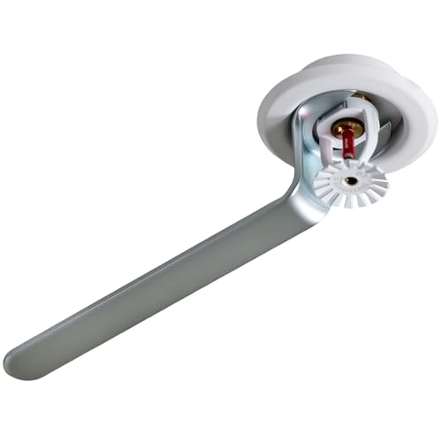 Happy Tree (6 Pack) 1/2" IPS Fire Sprinkler Head Escutcheon Plate 3/4" Adjustment Range Recessed Two Piece Rosette Cover Trim Ring White Fire Sprinkler Covers for Ceiling - Image 4