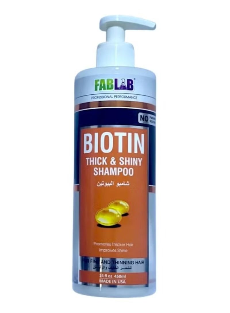 FabLab Biotin shampoo for thick and shiny hair