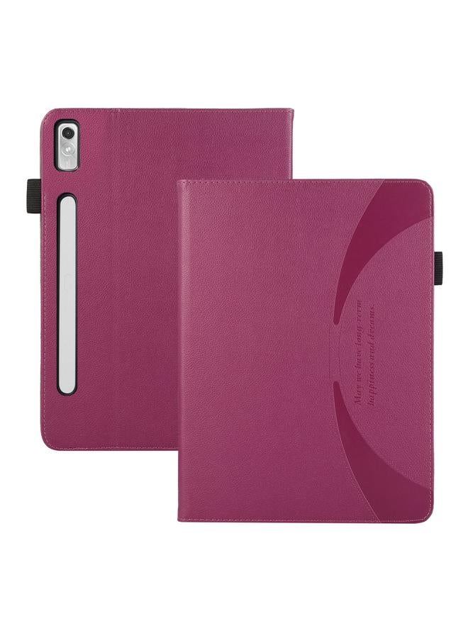 اس-توب جراب لجهاز لينوفو باد برو 11.2 2022، مصنوع من الجلد المتين، بتصميم ليتشي - Image 2