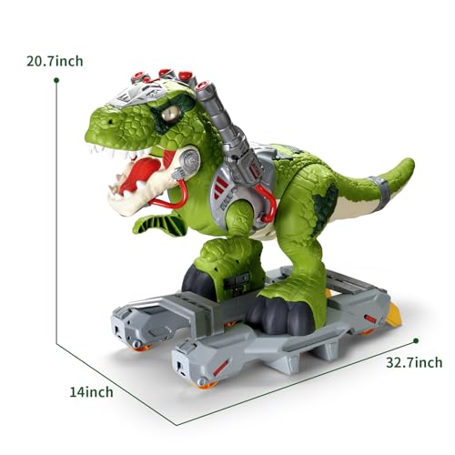 BLF FUN Dinosaur Ride On Toy Cars for Kids Toddler Electric Ride On Toys with Music Light Smoke Preschool Kids Scooter FoottoFloor Walker Indoor OutdoorBirthday Easter Gifts for Boys Age 3 4 5 - Image 5