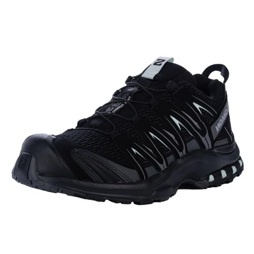 Salomon Women’s XA PRO 3D Trail Running Shoes - Black/Magnet/Fair Aqua - 7.5 - Image 4