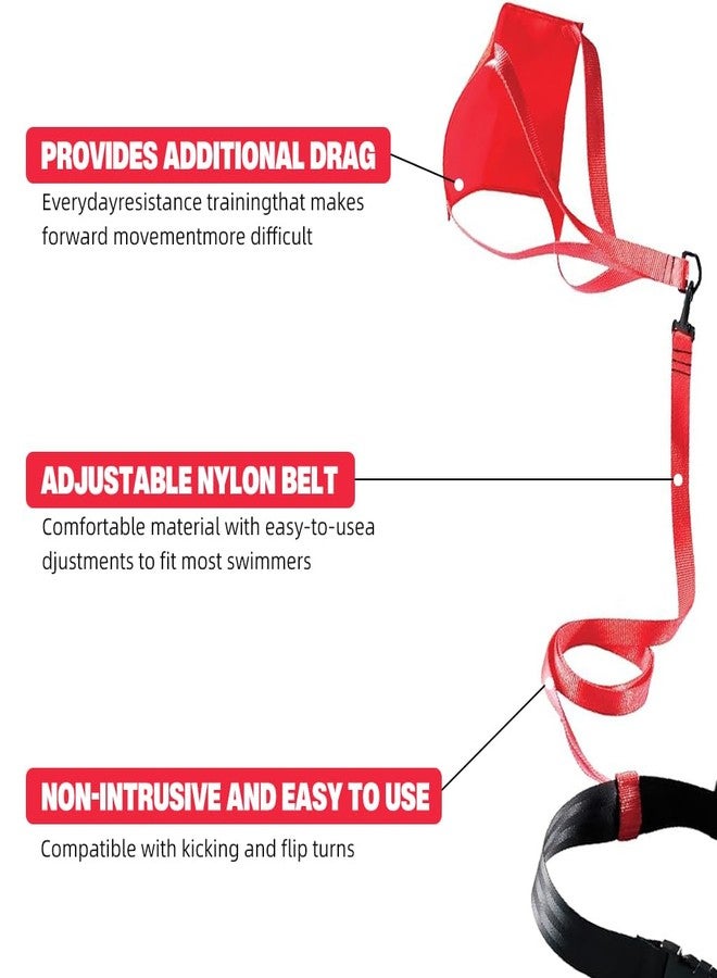 برو بيروس مظلة السباحة بروبيروس®، معدات تدريب السباحة لتمارين المقاومة، ملحق للسباحة وحمامات السباحة - Image 3
