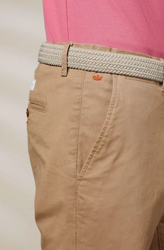 Vicomte A. Lorenzo Ecru Chino Trousers