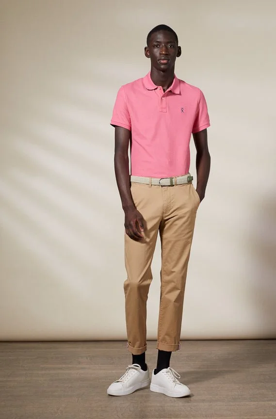 Vicomte A. Lorenzo Ecru Chino Trousers