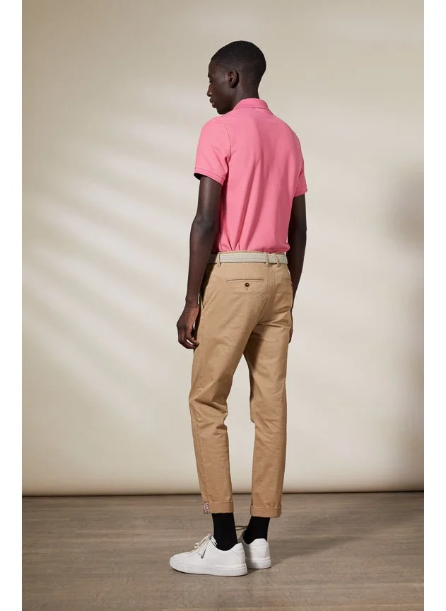 Vicomte A. Lorenzo Ecru Chino Trousers