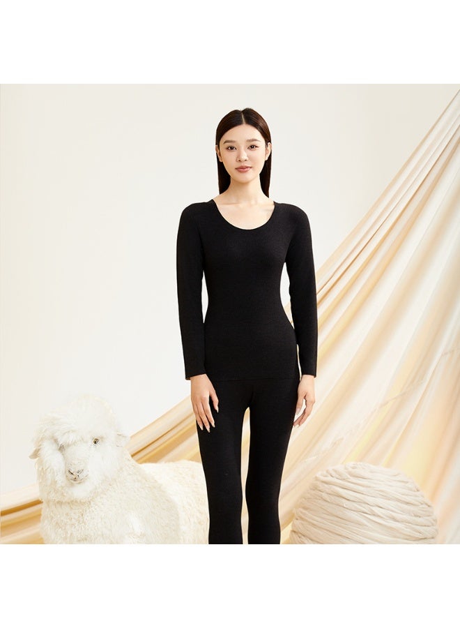 NIBEMINENT Women's Thermal Underwear Cashmere Suit Thermal Clothing Woman for Cold Seamless Thick  Winter Cloting - Image 1