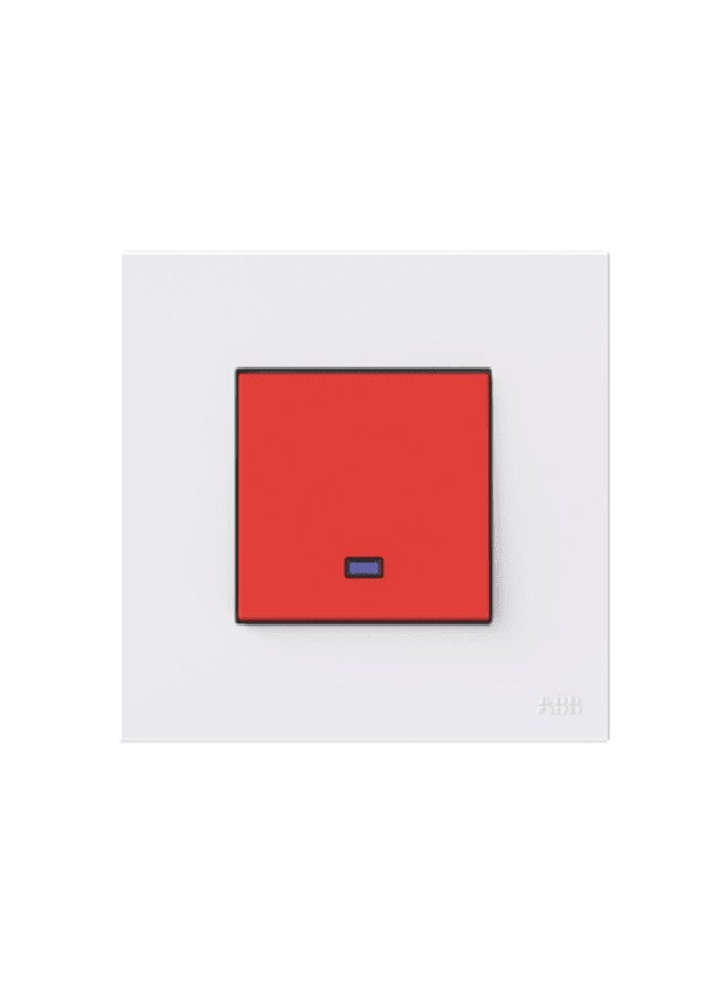 ABB AM22014BL Switch 1-way Double Pole Rocker/button, 2-pole switch White - Zenit BS 