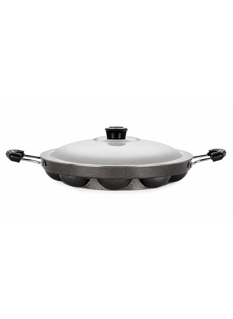 Nirlon 3 Piece Gas Compatible Kitchen Cookware Set with Appam Patram Pans - Image 4