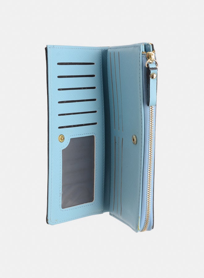 Akher el Ankoud Women's leather wallet with a zipper pocket  - Image 2
